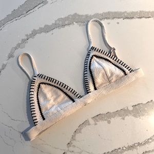 White Elle Jay bikini top